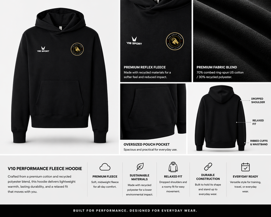 GOAT Farm Soccer x V10 Sport - Performance Fleece Hoodie