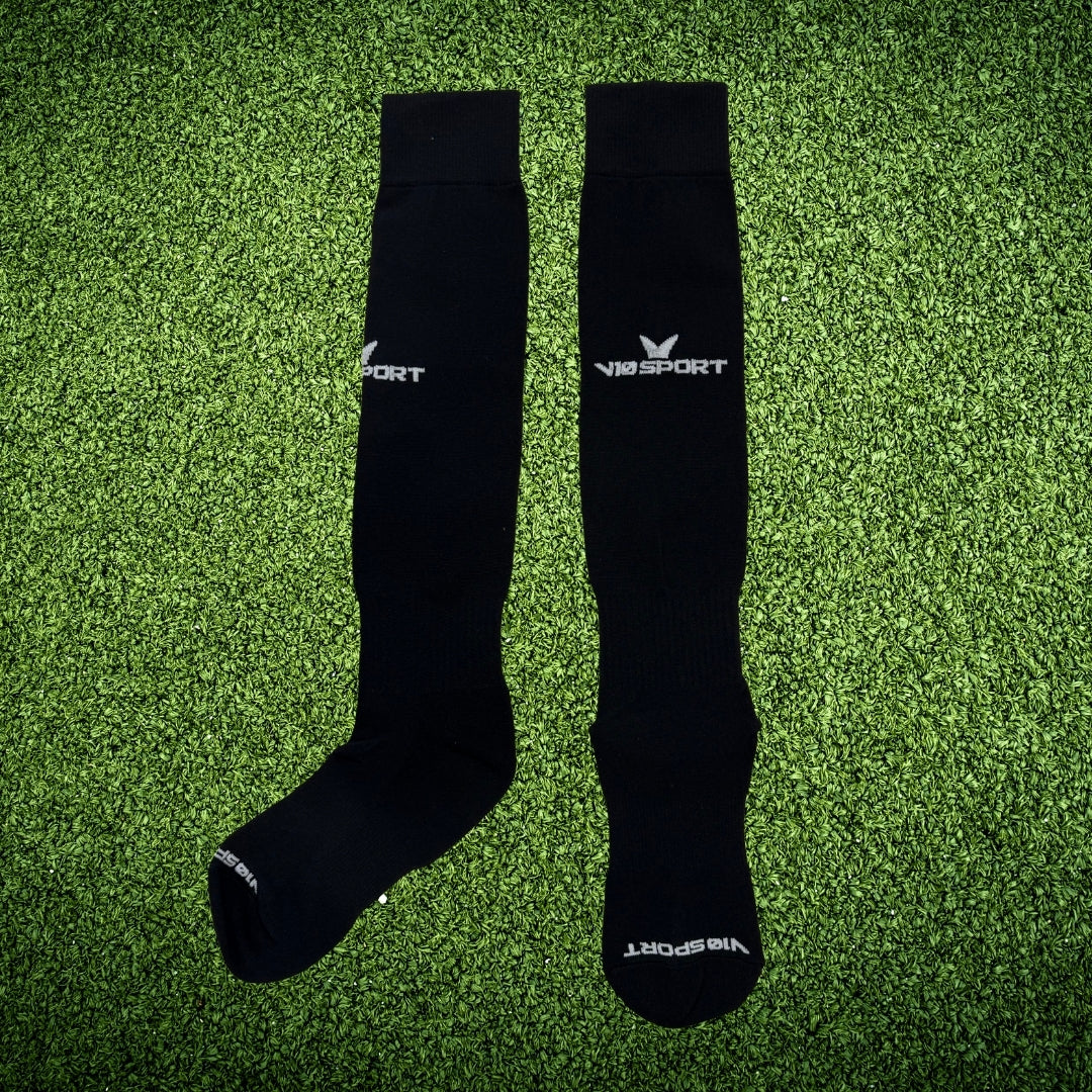 V10 Sport Premier ProMatch Socks – Over-the-Calf (Black)